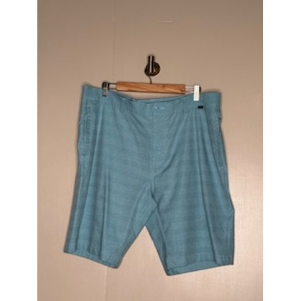 TravisMathew‎ Golf Shorts Blue Performance Stretch Flat Front Size 40